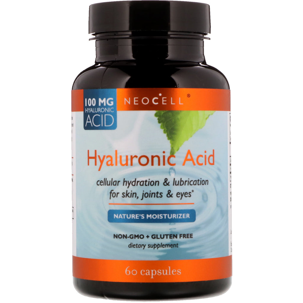 Neocell, Acide Hyaluronique, Hydratant Nature, 60 Capsules