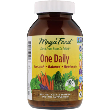 MegaFood, One Daily, 180 Tablets