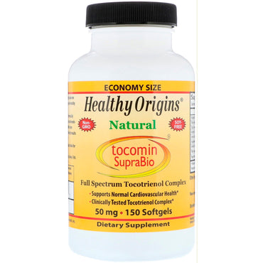 Healthy Origins, Tocomin SupraBio, 50 mg, 150 Softgels