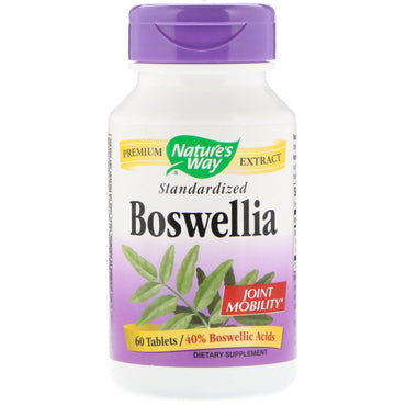 Nature's Way, Boswellia, gestandaardiseerd, 60 tabletten
