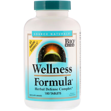 Source Naturals, Wellness Formula, Herbal Defense Complex, 180 Tablets
