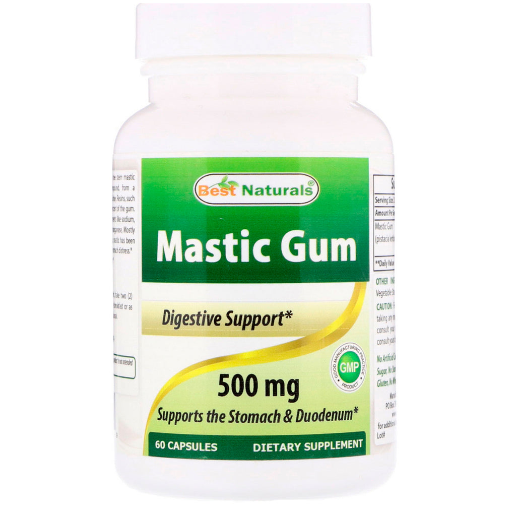 Best Naturals, gumă de mastic, 500 mg, 60 capsule