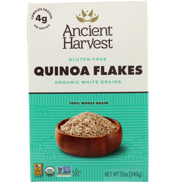 Ancient Harvest, Quinoa Flakes,  White Grains, 12 oz (340 g)