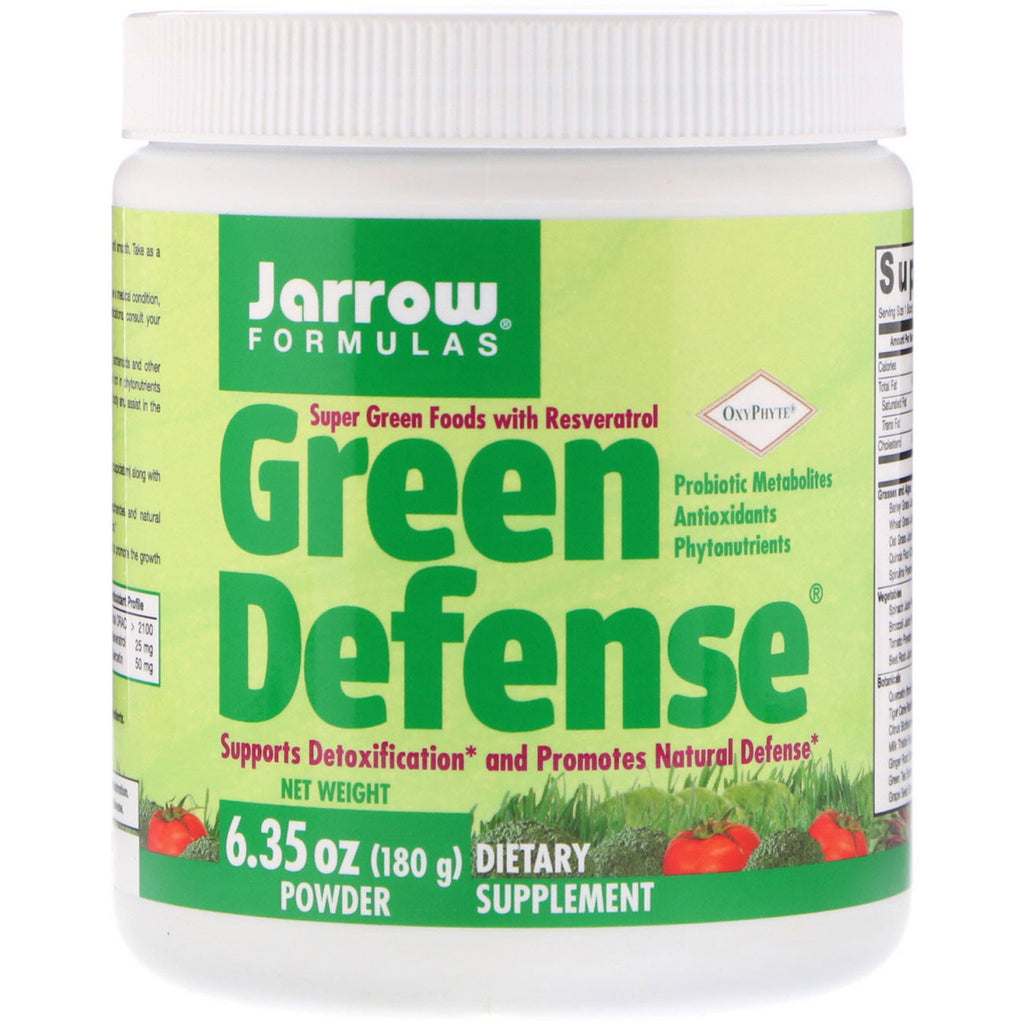 Jarrow Formulas, ผง Green Defense, 6.35 ออนซ์ (180 กรัม)