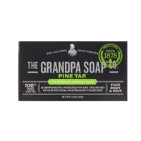 Grandpa's, Face Body & Hair Bar Soap, Pine Tar, 3.25 oz (92 g)