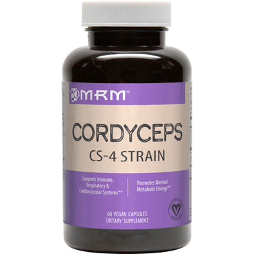 MRM, cepa Cordyceps CS-4, 60 cápsulas veganas