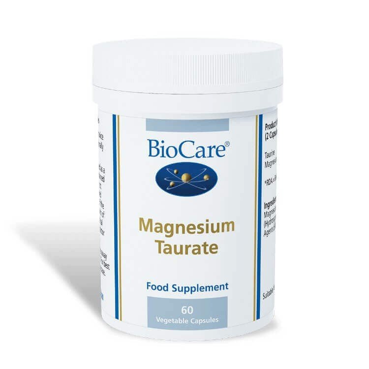 Biocare taurato de magnésio 60 cápsulas