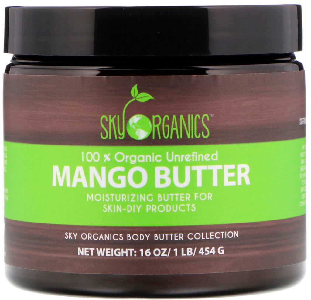 Sky s, 100%  Unrefined, Mango Butter, 16 fl oz (454 g)