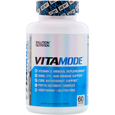 Nutrición Evlution, Vitamode, 120 tabletas.