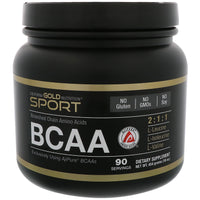 California Gold Nutrition, BCAA, AjiPureÂ® Branched Chain Amino Acids, 16 oz (454 g)