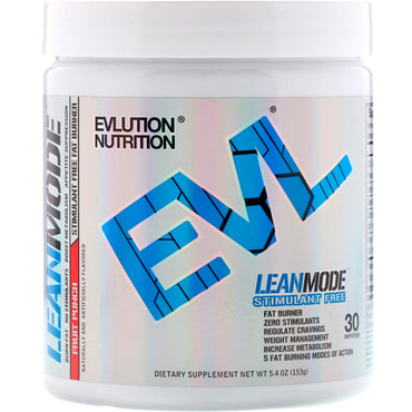 EVLution Nutrition, LeanMode, Fruchtpunsch, 5,4 oz (153 g)