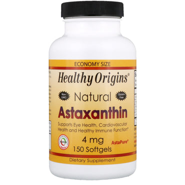 Healthy Origins, Astaxanthine, 4 mg, 150 gélules