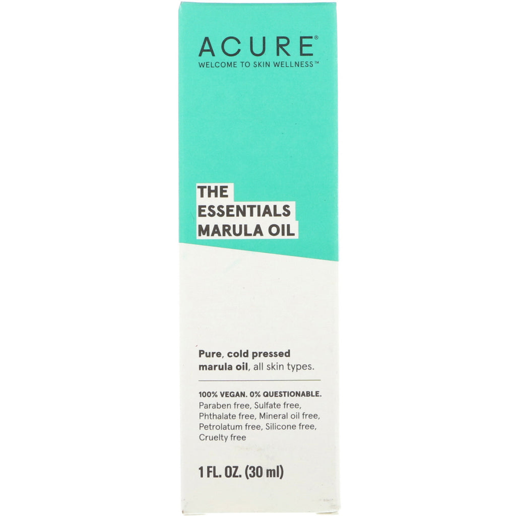 Acure The Essentials Óleo de Marula 30 ml (1 fl oz)