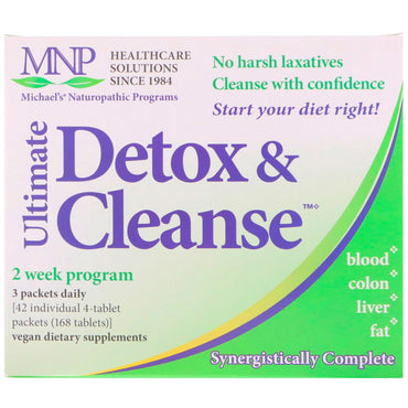Michael's Naturopathic, Ultimate Detox & Cleanse, 42 pakker