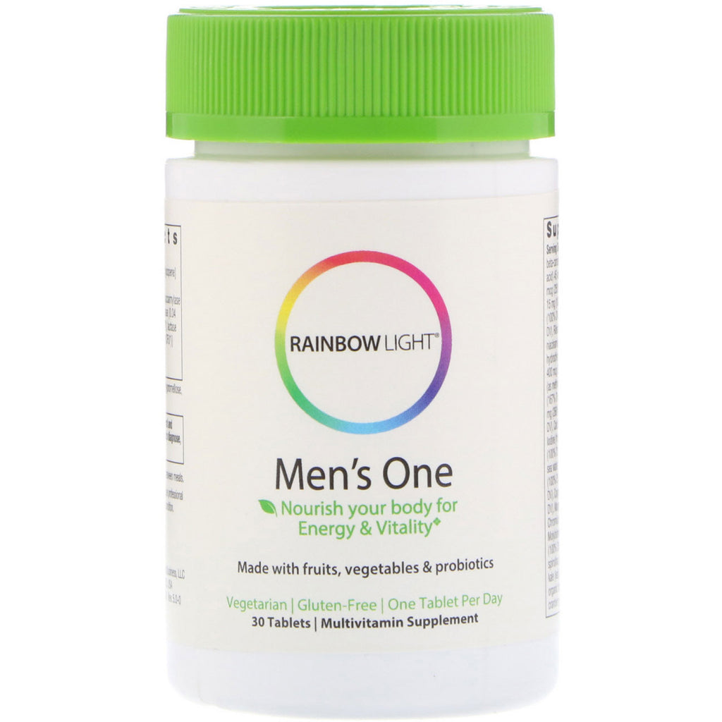 Rainbow Light, Masculino, 30 Comprimidos