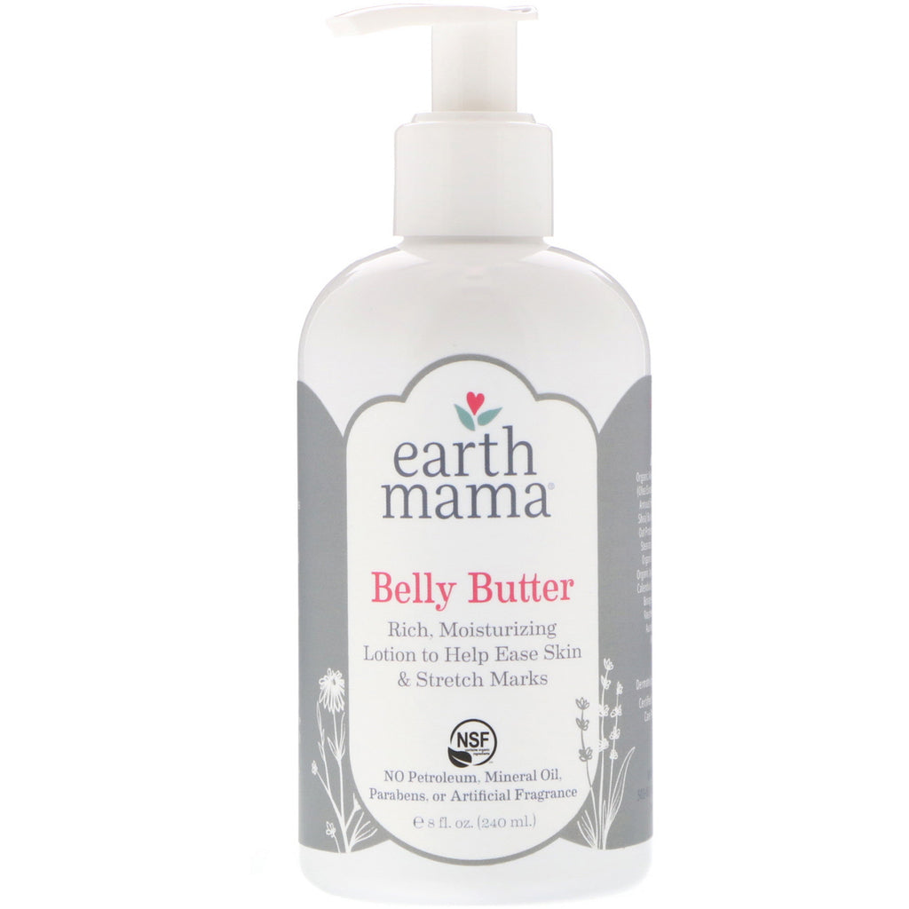 Earth Mama Belly Butter 8 ออนซ์ (240 มล.)