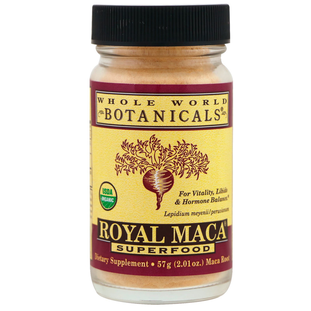 Whole World Botanicals, Royal Maca Powder, 2.01 oz (175g)