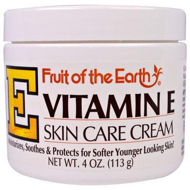 Fruit of the Earth, Vitamina E, Crema para el cuidado de la piel, 4 oz (113 g)