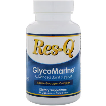 Res-q, glycomarine, soutien articulaire avancé, 84 gélules