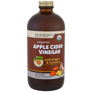 Dr. Mercola,  Apple Cider Vinegar, Sweet, 16 oz (473 ml)