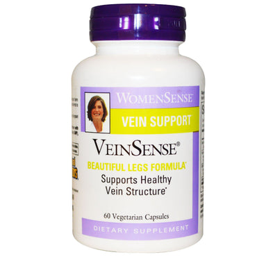 Natural Factors, WomenSense, VeinSense, Soutien veineux, 60 gélules végétariennes