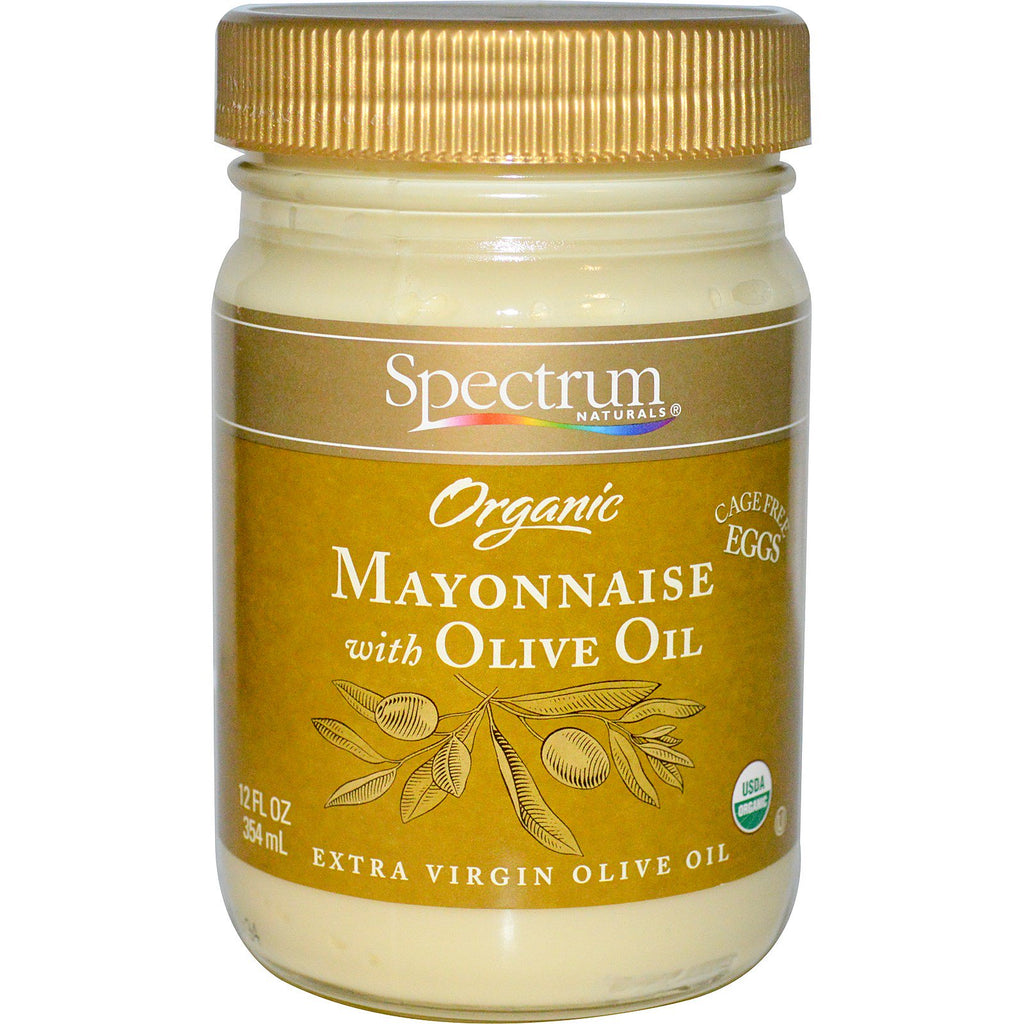 Spectrum Naturals, Mayonesa con aceite de oliva, 12 fl oz (354 ml)
