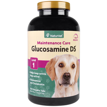 NaturVet, Glucosamine DS, Soin d'entretien, Niveau 1, 15,8 oz (450 g)