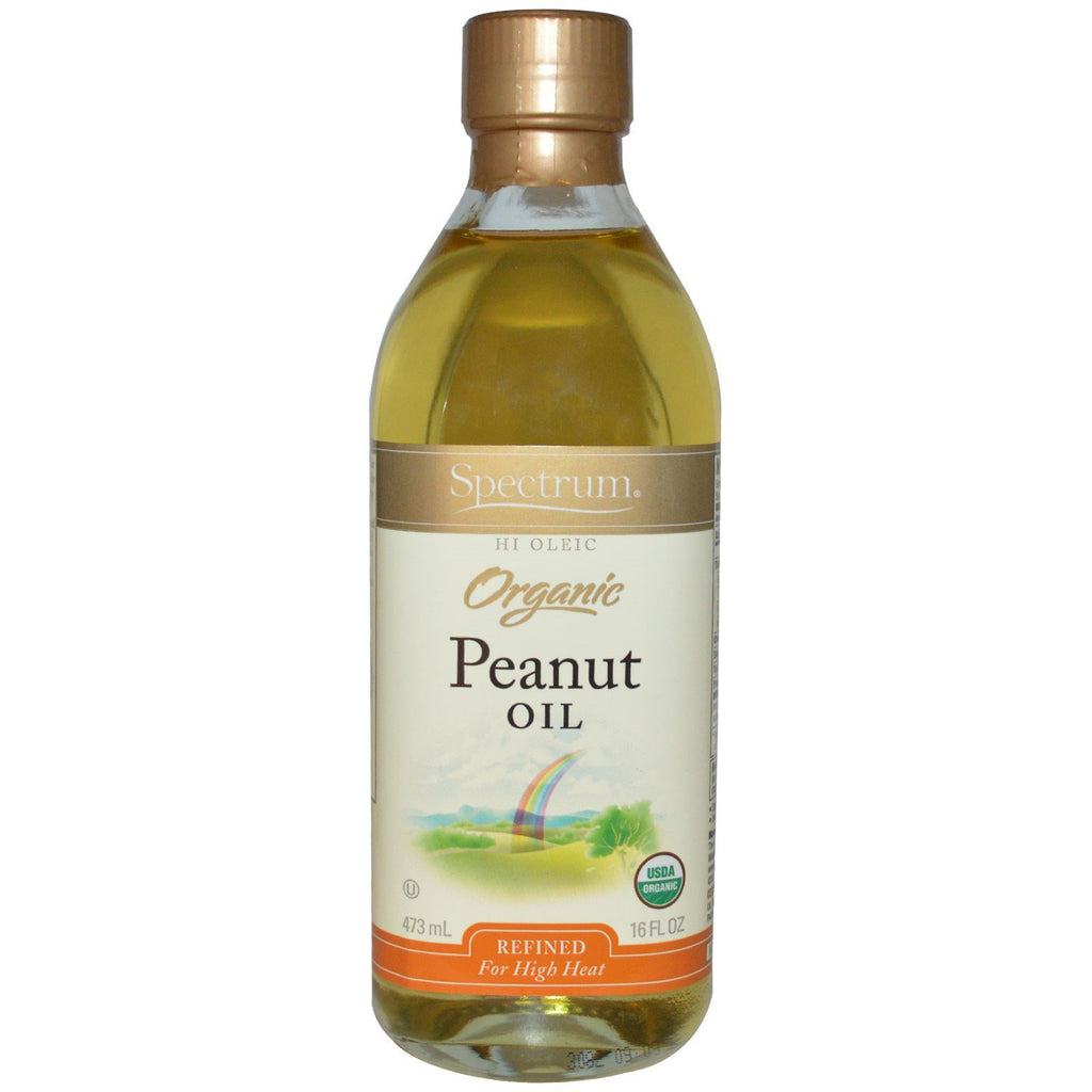 Spectrum Naturals,  Peanut Oil, Refined, 16 fl oz (473 ml)