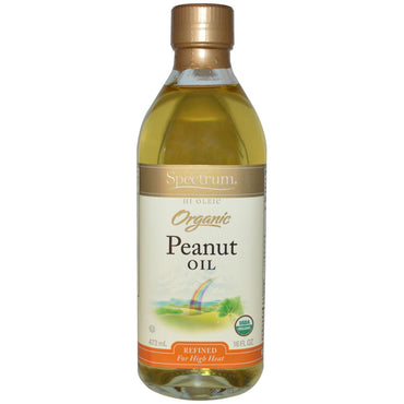 Spectrum Naturals,  Peanut Oil, Refined, 16 fl oz (473 ml)