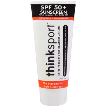 Think, Thinksport, Sunscreen, SPF 50+, 6 fl oz (177 ml)