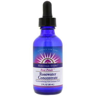Heritage Store, Rosewater Concentrate, 2 fl oz (60 ml)