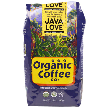 Coffee Co., Java Love, Whole Bean Coffee, 12 oz (340 g)