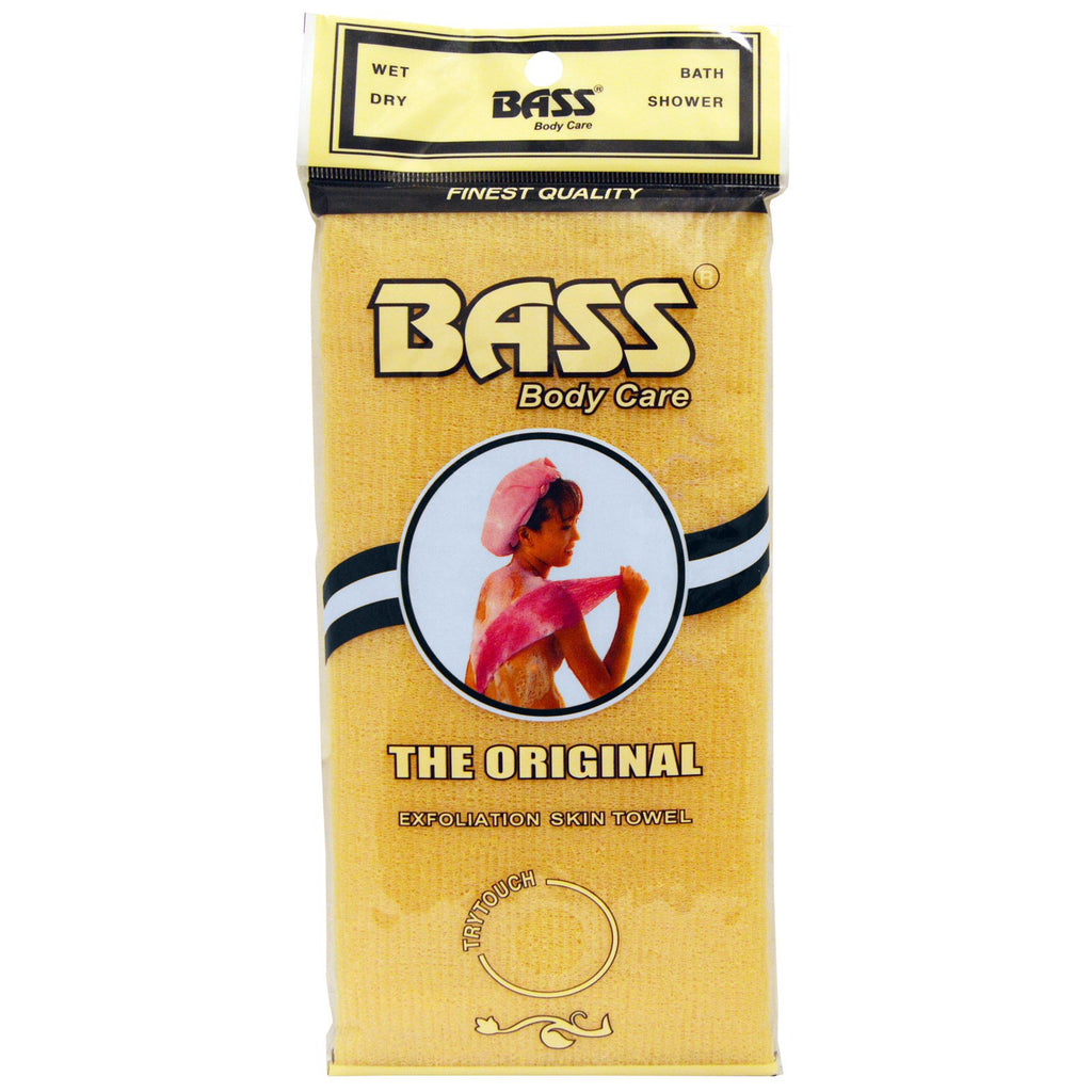 Brosses Bass, soins du corps, serviette exfoliante originale, 1 serviette pour la peau