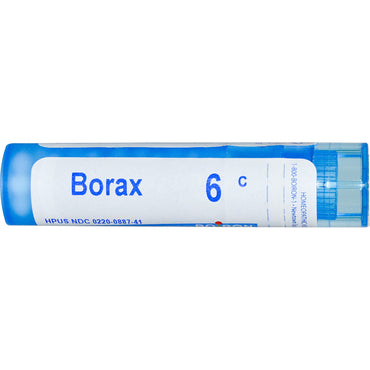 Boiron, remèdes uniques, Borax, 6C, environ 80 pastilles