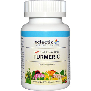 Eclectic Institute, Curcuma, 395 mg, 90 gélules végétariennes sans OGM