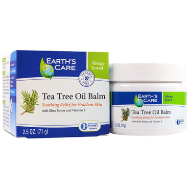 Earth's Care, Tea Tree Oil Balm, 2,5 oz (71 g)