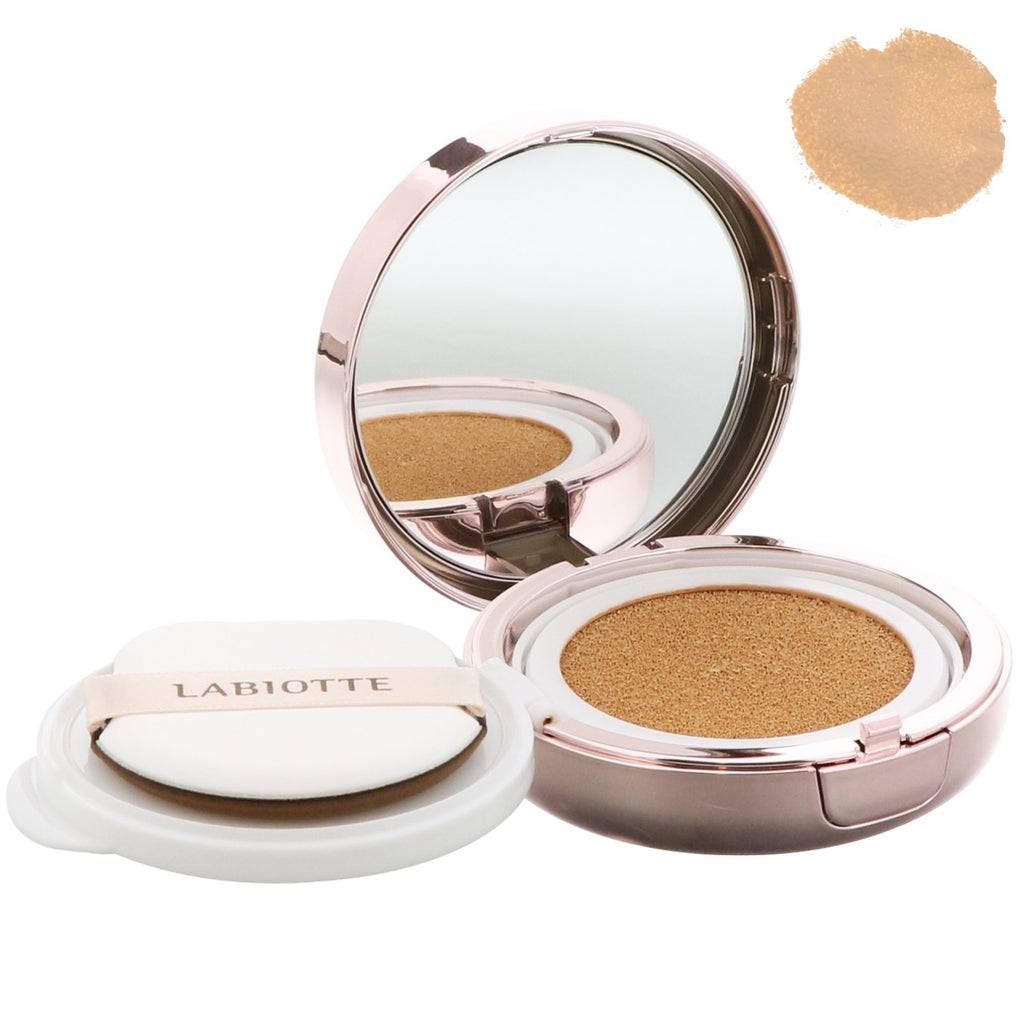 Chateau Labiotte, Classic Made Fitting Pute, SPF50+, PA++++, Natural Beige med Refill, 2 - 15 g hver