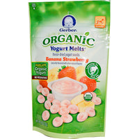 Gerber  Yogurt Melts Banana Strawberry 1.0 oz (28 g)