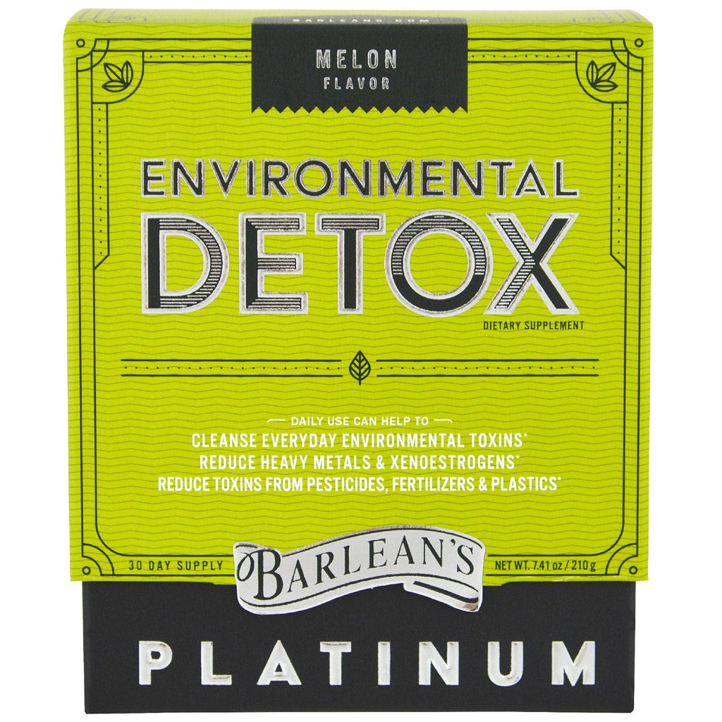 Barlean's, detoxifiere ecologică, aromă de pepene galben, 7,41 oz (210 g)