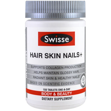 Swisse cheveux peau ongles+ 150 comprimés