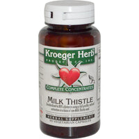 Kroeger Herb Co, Complete Concentrates, Milk Thistle, 90 Veggie Caps