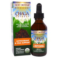 Fungi Perfecti, Host Defense Mushrooms,  Chaga Extract, Antioxidant & DNA Support, 2 fl oz (60 ml)