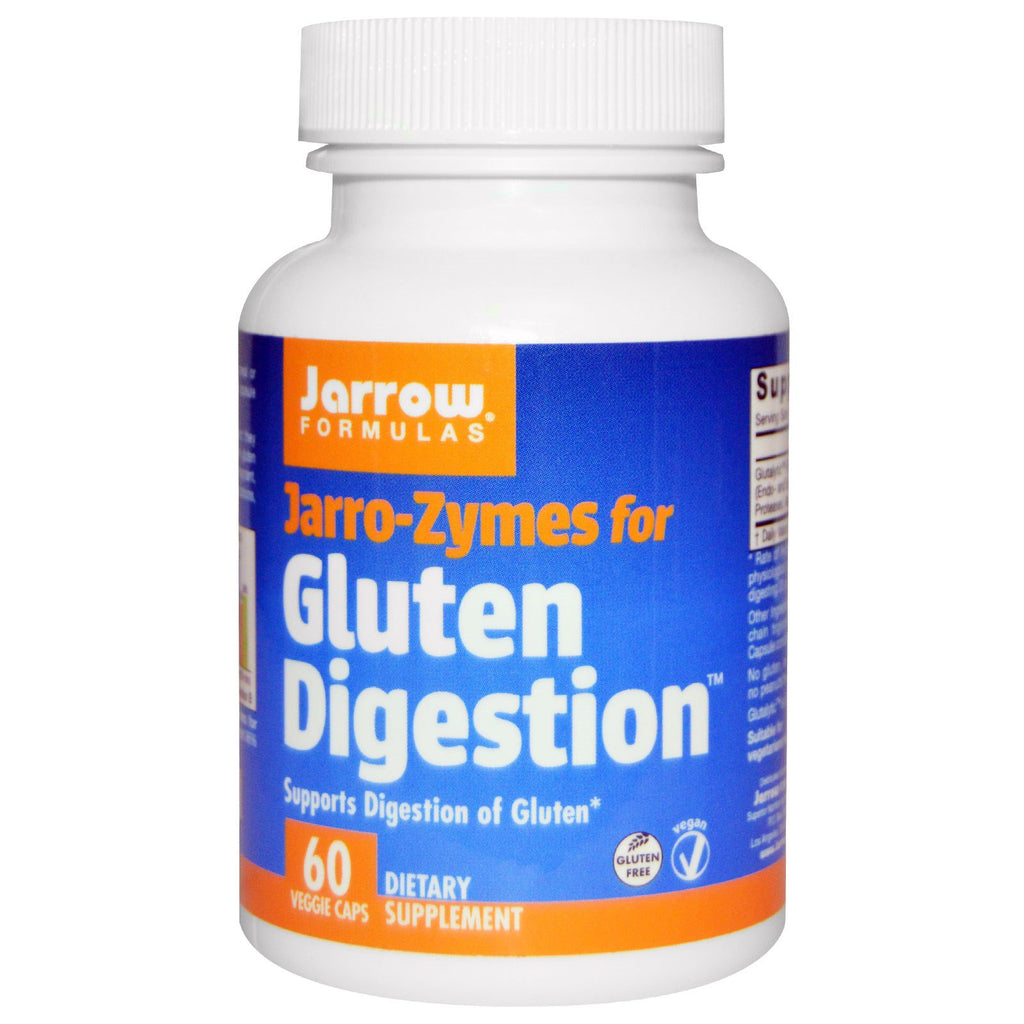 Jarrow Formulas, Jarro-Zymes for Gluten Digestion, 60 Veggie Caps