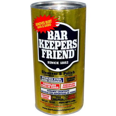Bar Keepers Friend, reiniger en polijstmiddel, 12 oz (340 g)