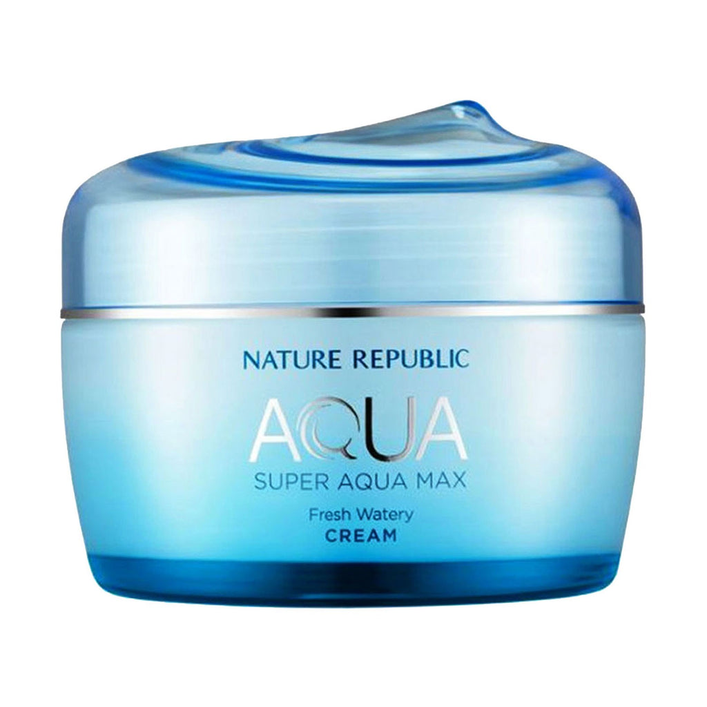Nature Republic, Aqua, Super Aqua Max, Crème aqueuse fraîche, 2,70 fl oz (80 ml)