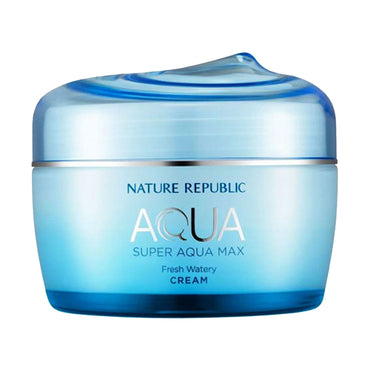 Nature Republic, Aqua, Super Aqua Max, Fresh Watery Cream, 2,70 fl oz (80 ml)