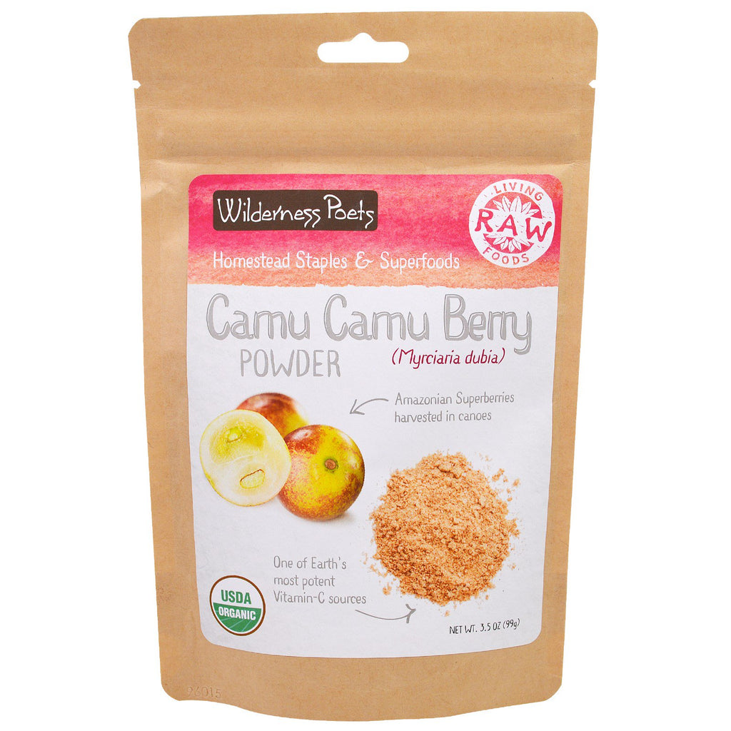 Villmarkspoeter, Living Raw Foods, Camu Camu Berry Powder, 3,5 oz (99 g)