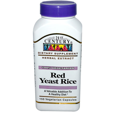 21st Century, Red Yeast Rice, 150 Veggie Caps