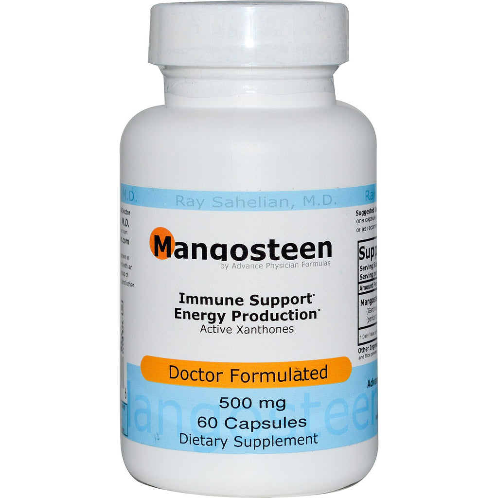Advance Physician Formulas, Inc., Mangosteen, 500 mg, 60 capsule