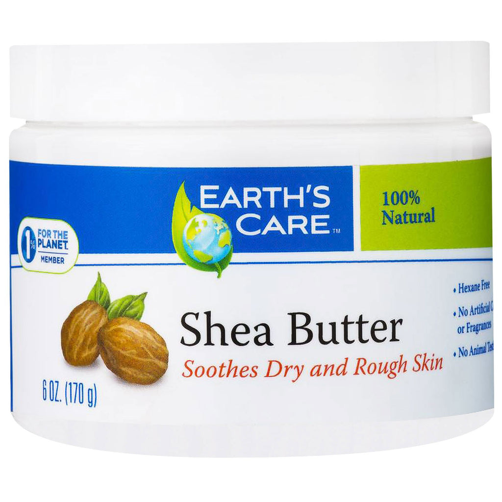 Earth's Care, Sheabutter, 100 % rein, 6 oz (170 g)